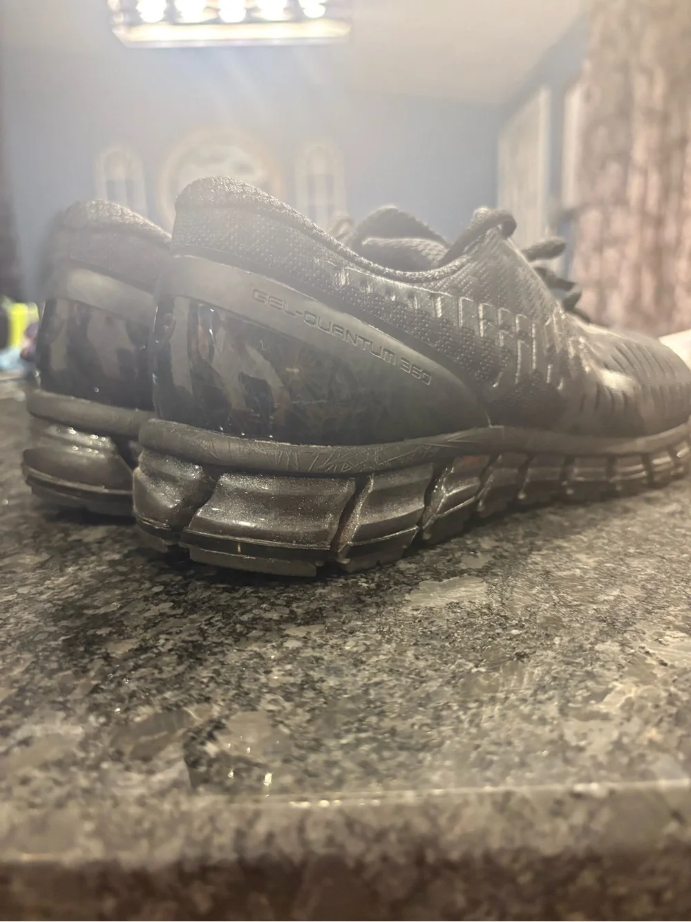 Asics Gel-Quantum 360 Athletic Running Shoe - Black